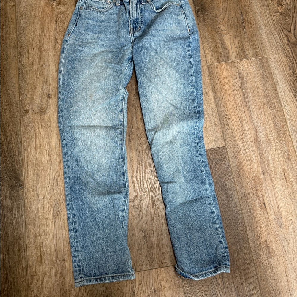 Madewell Light Blue Straight Jeans
